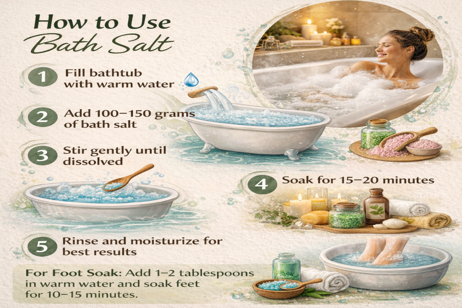 How to use bath salt guide